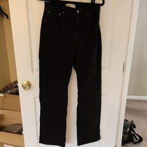 Abercrombie & Fitch Black 90's Relaxed High Rise Jeans